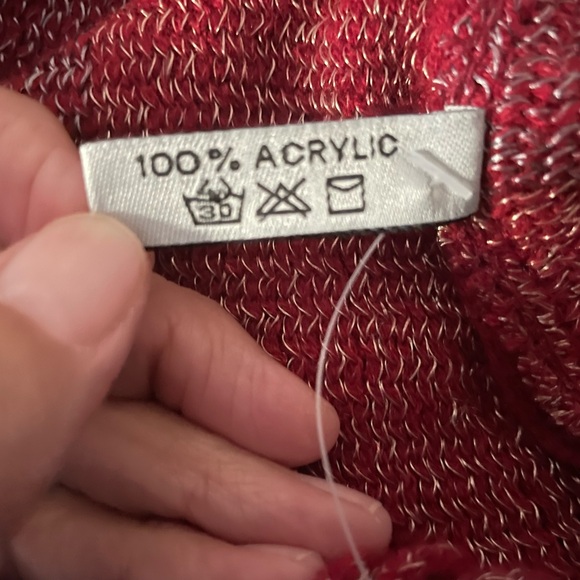 WOMENS ULTRA SOFT TWO TONE FRINGE PONCHO-RIAH FASHION ONE SIZE NEW - Picture 6 of 6